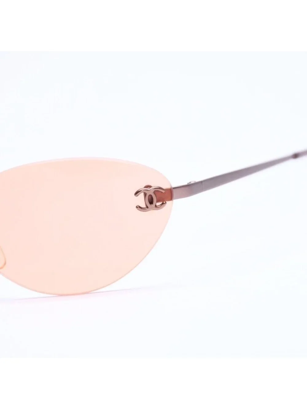 Chanel Sunglasses Eyewear CC Logo Orange Brown